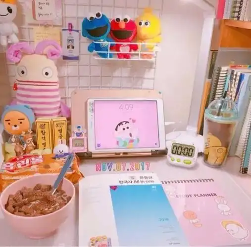 少女心书桌布置