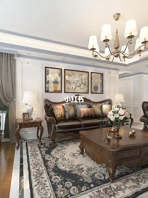 美式风格客厅_客厅_美式风格_穿搭_白色系_家具_家居家装_装修