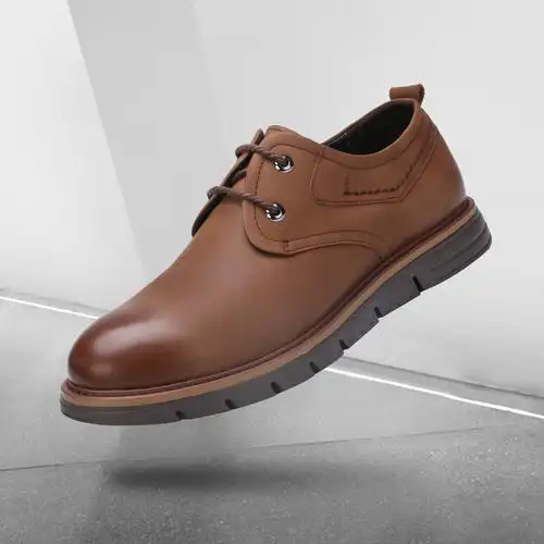 骆驼牌男鞋男款商务休闲鞋真皮男士皮鞋男士休闲皮鞋男鞋