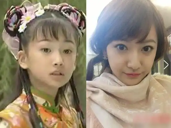 余玥,1991 格格要出嫁里小金蟾的扮演者,小时候五官小巧,很秀气,长大