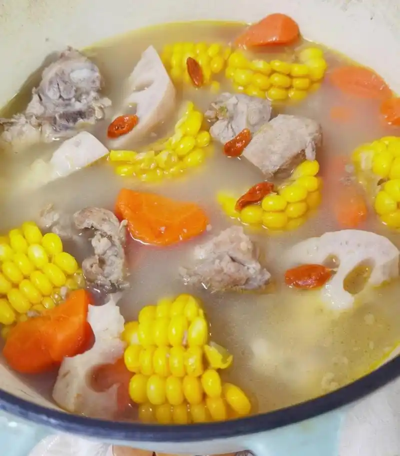 炖汤tips:玉米莲藕排骨汤/白萝卜排骨汤 实践得真知