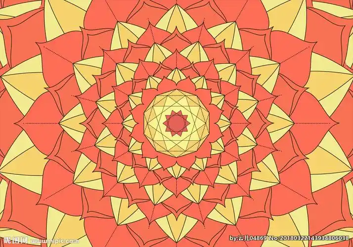 万花筒图案图片