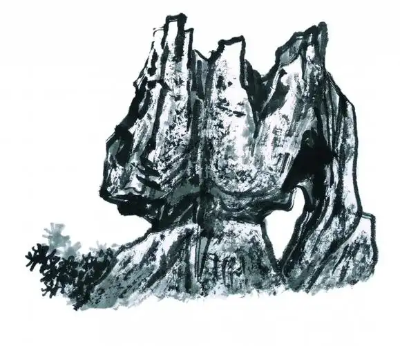 国画山石图片第65张