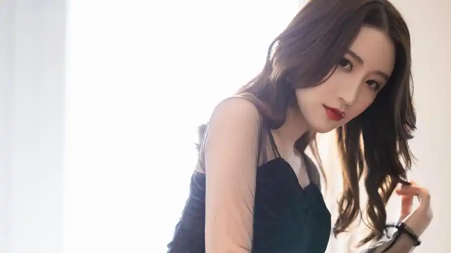 美女模特透明黑丝渣男专用壁纸