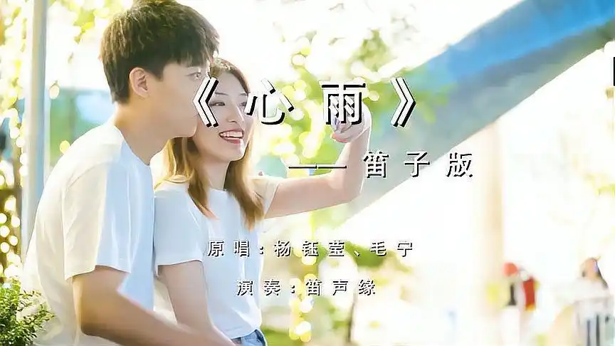 怎么也听不腻的心雨毛宁杨钰莹的经典对唱笛子版委婉抒情