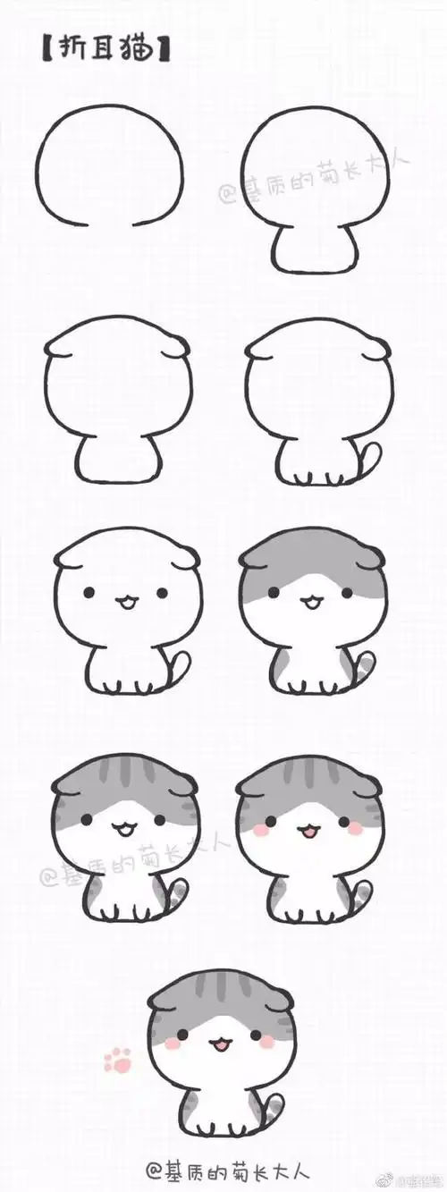 给你的萌宠喵喵画一幅画吧,真的很萌哦-宠物频道-手机搜狐