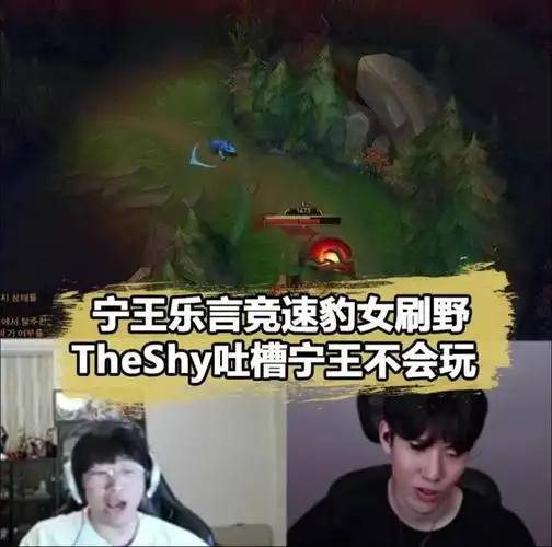 宁王豹女刷野竞速被乐言打红温theshy没事他是职业选手