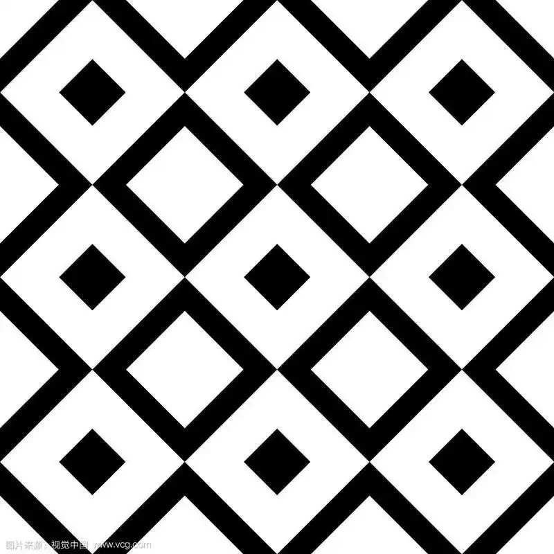 正方形图案无缝重复单色