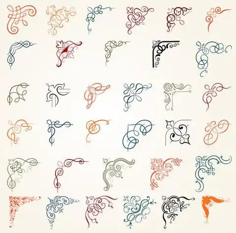 黑板报的花边黑板报的花边装饰图案粉笔