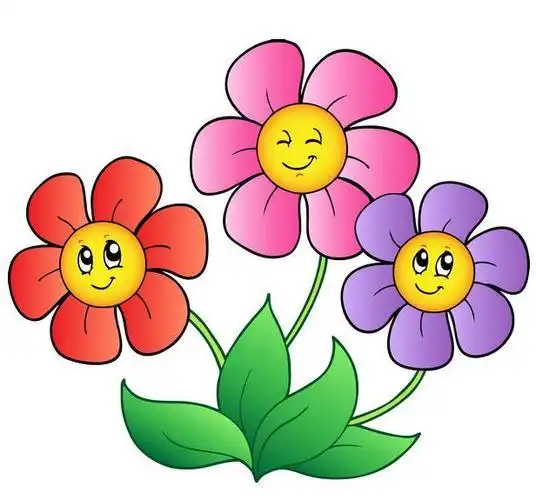 花花简笔画花朵简笔画彩色