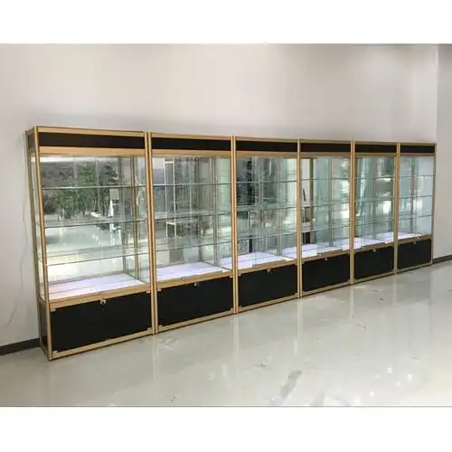 玻璃精品展柜展示柜礼品化妆品样品手办模型陈列柜商用展示柜