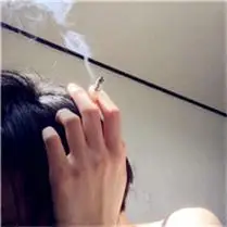 抽烟的男生头像有伤感的