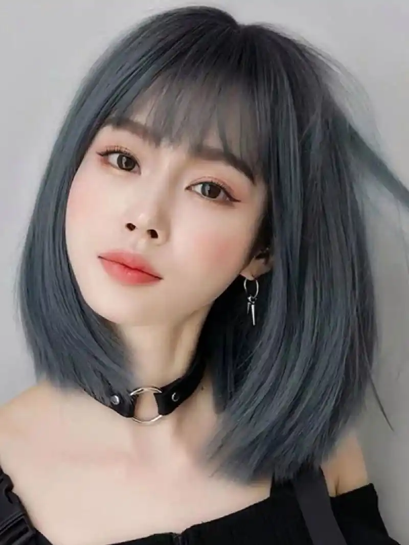 2023流行显白发色    分享一个超吸睛发色-雾霾蓝发色相对低调但是真