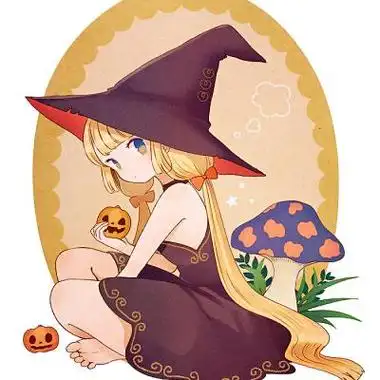 女生万圣节动漫头像