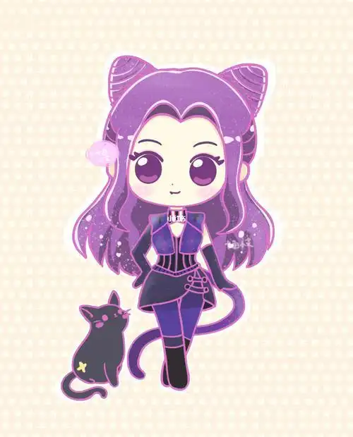 卡通_文化_绘画斗罗大陆朱竹清动漫线稿手绘简笔画画的日常_绘画