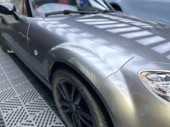 马自达mx-5 装贴摩坦液态金属银改色膜_搜狐汽车_搜狐网