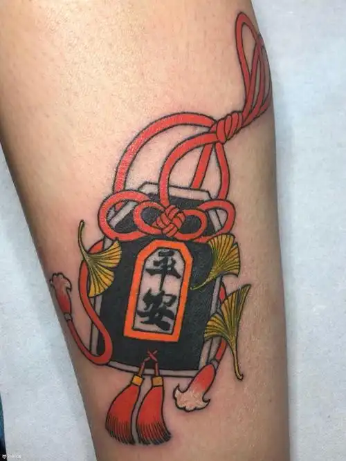 平安符_纹身图案手稿图片_朱君的纹身作品集