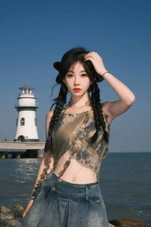 最近冯提莫更新了一组海边照片,看上去非常的漂亮,不