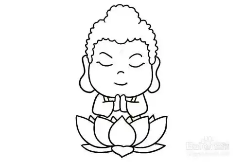 如来佛祖的画法