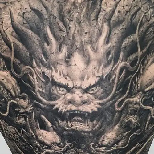 图1-9是我历年来的石雕作_纹身吧社区 - 纹身大咖