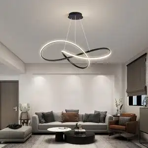 意式极简客厅吊灯现代简约大气轻奢智能北欧大厅主灯2022年新款