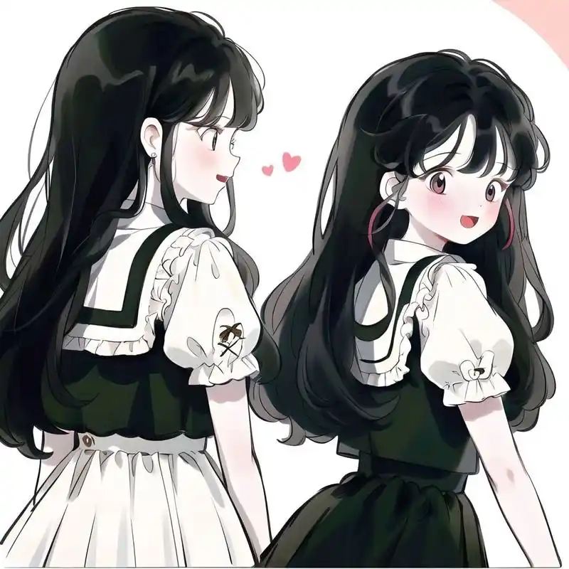 十二星座头像/双子座7615/双生女生可爱头像 双子座7615来啦!