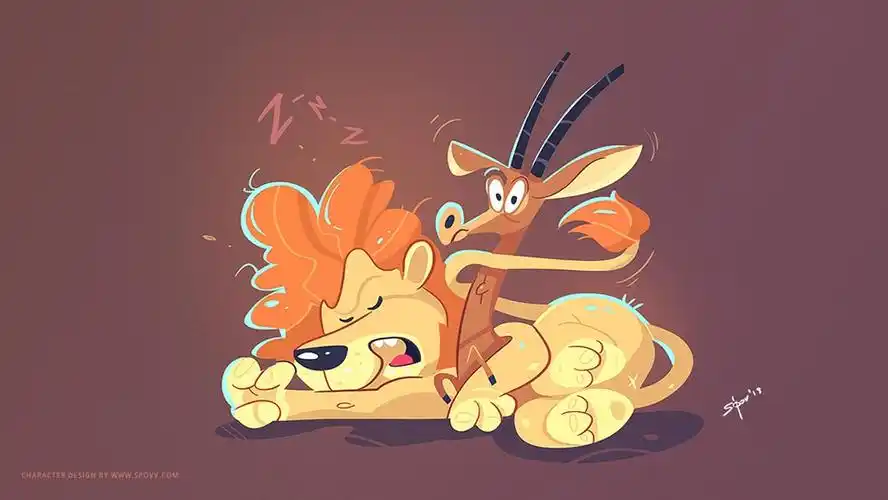 12个有趣的动物卡通角色设计 – 12图