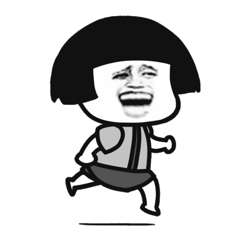 蘑菇头跑步金馆长gif动图_动态图_表情包下载_soogif