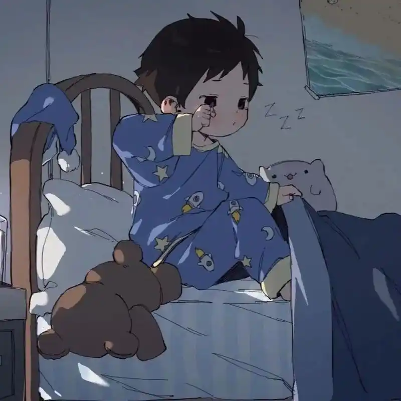 动漫男生头像可爱呆萌