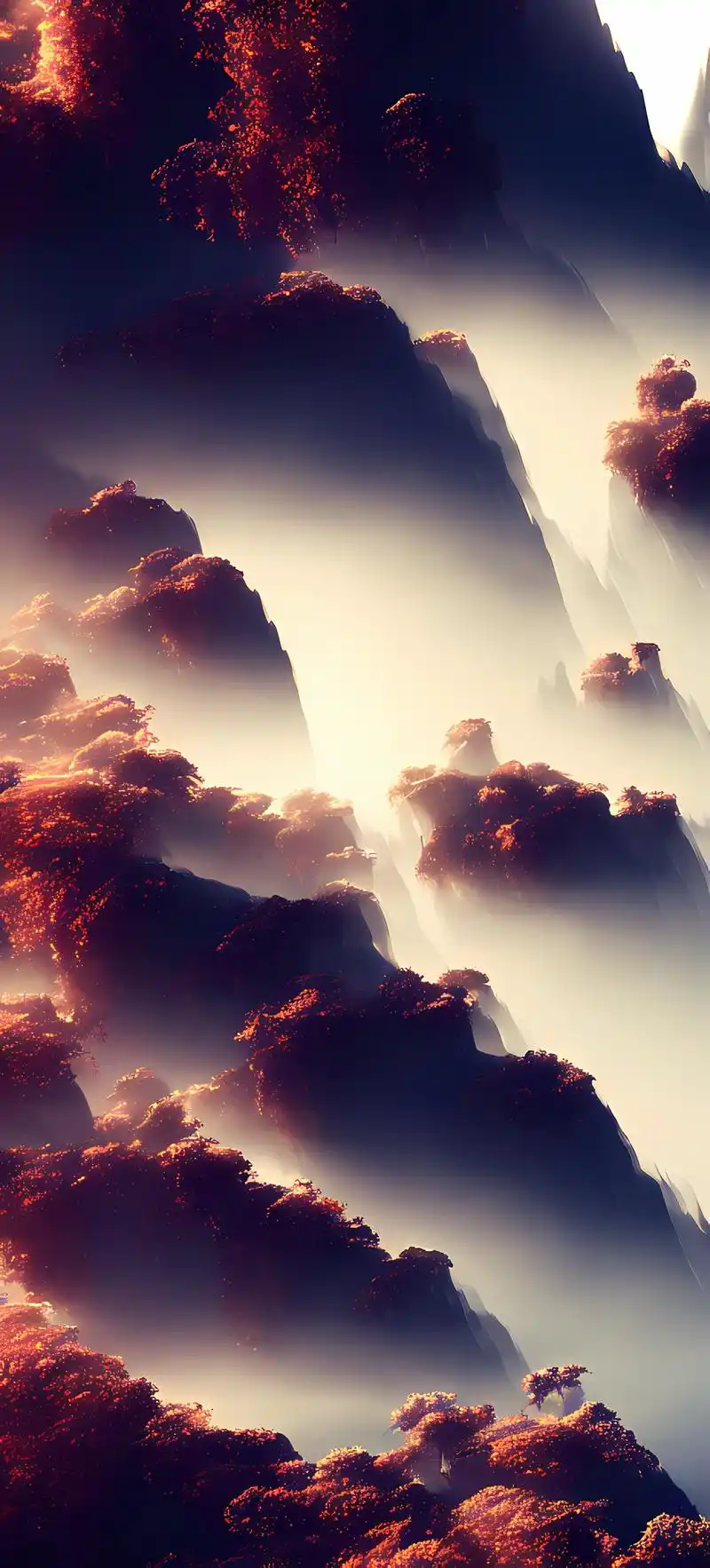 山水壁纸,江山如画,祖国长春,盛世当歌