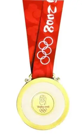 北京奥运会金牌式样