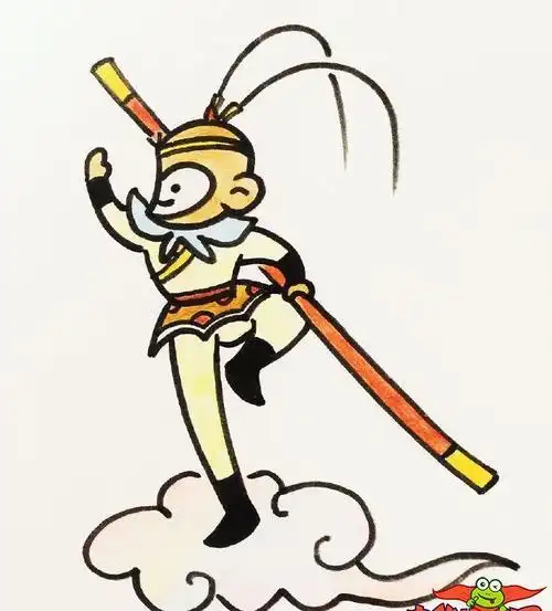 画法孙悟空的简笔画如何画孙悟空简笔画图片教程齐天大圣怎么画齐天