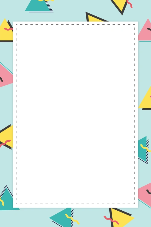 时尚简约几何图形海报