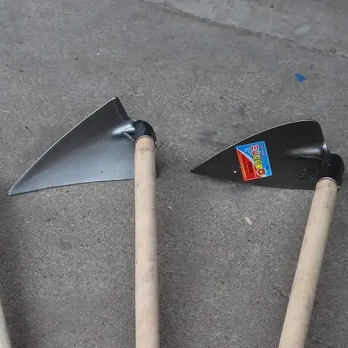 三角德国原装进口锄头钢锻矿山工地石头耙子