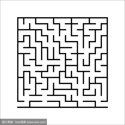 抽象方块迷宫游戏,适合儿童益智用