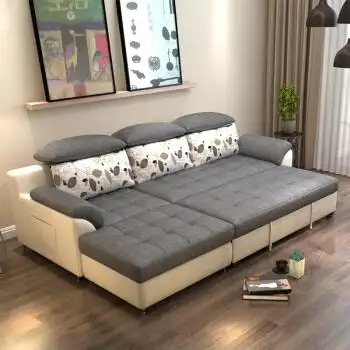 乳胶沙发床客厅多功能简约现代可折叠双人坐卧两用小户型布艺沙发