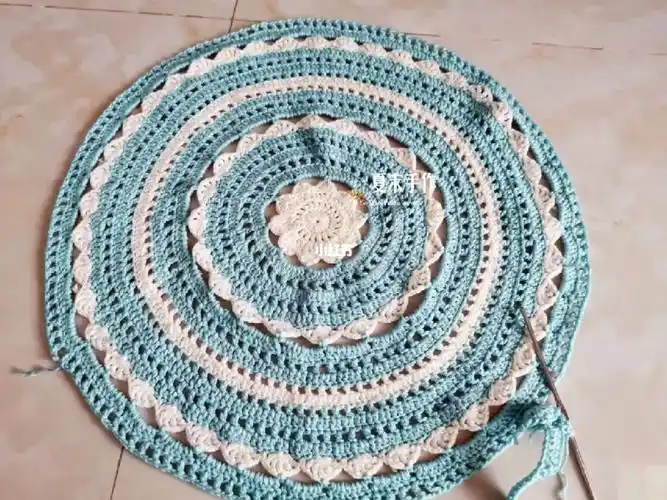 钩针:桌垫地垫(无解)