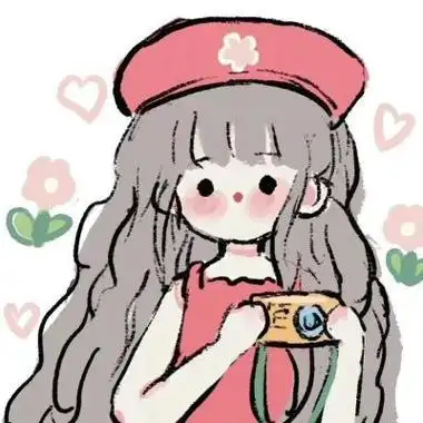 简约头像女卡通