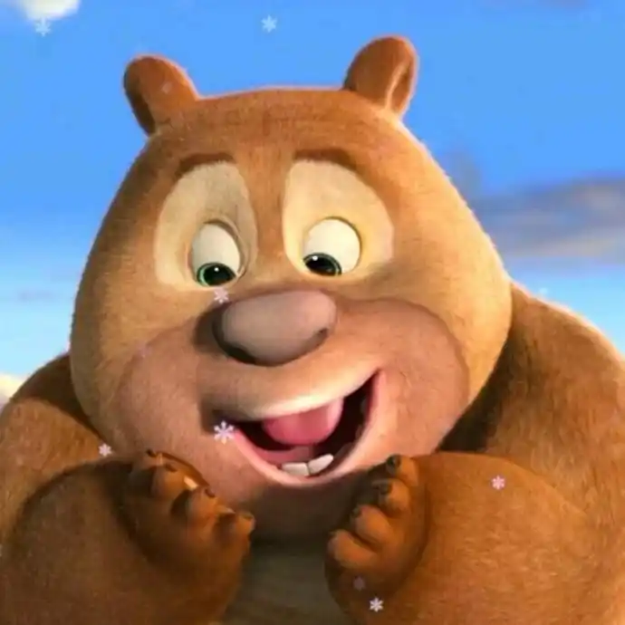 可爱软萌的熊二动漫头像