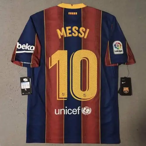 巴塞罗那巴萨 梅西 2021 主场球迷版球衣 cd4232 456