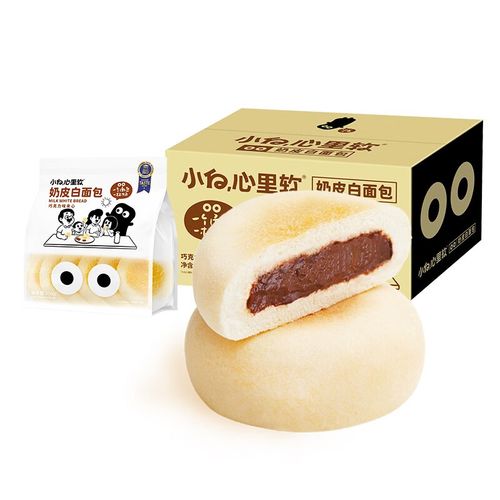 奶皮白面包原味巧克力味270g*3袋装 网红早餐代餐零食下午茶点心