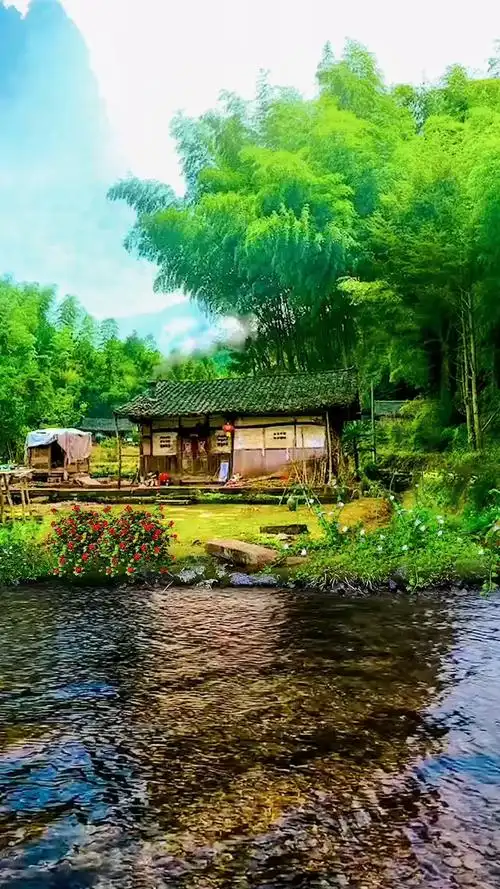 待我了无牵挂,从此归隐天涯,深山老屋为家,忙时修