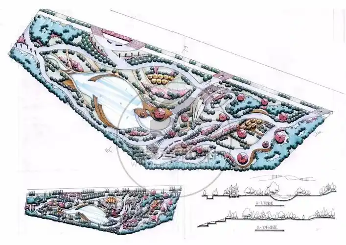 绘聚景观快题作品