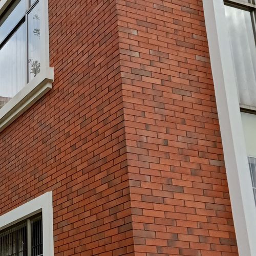 流水条纹纯色仿古瓷砖楼房阳台花园围墙仿文化石别墅外墙砖通体砖