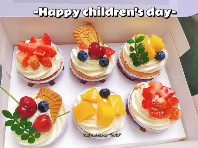 儿童节杯子蛋糕