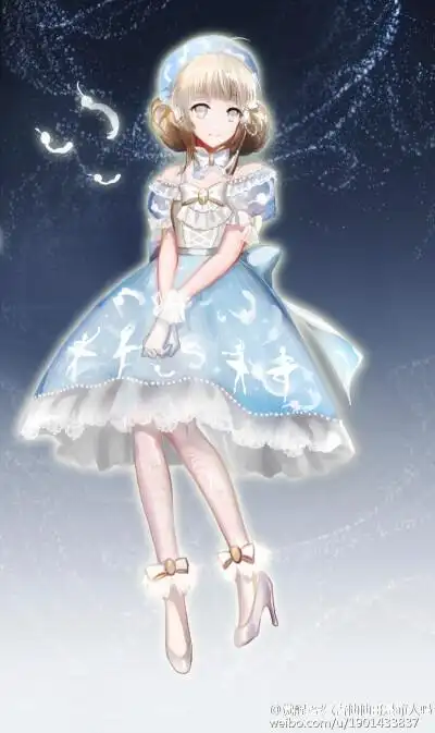 画师:觉醒〈芭蕾〉二次元 设计图 洋装 芭蕾舞 羽毛【转侵删】