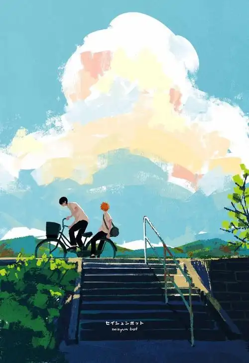 系列壁纸,好喜欢这种青春治愈的感觉啊