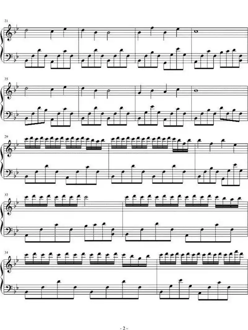 周杰伦《听妈妈的话》钢琴谱 这首是我见过比较简单好听的版本.