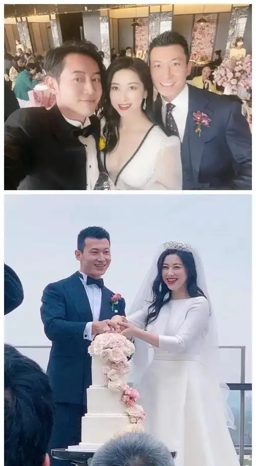 美艳女演员朱珠结婚老公是圈外人现场鲜花遍布画面唯美浪漫