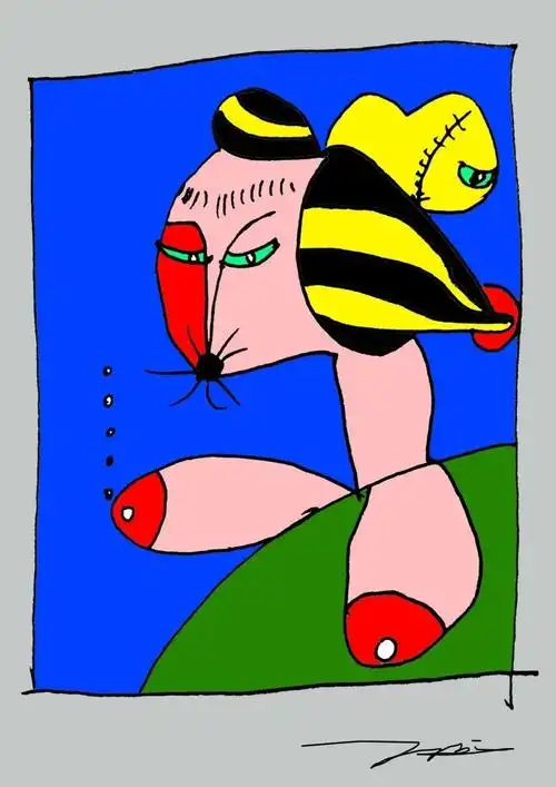 济南90后小伙闭关30天创作百幅前卫抽象画作,一个用灵魂画画的艺术